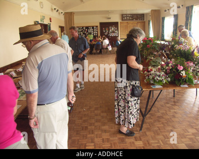 Dorffest Butley Flower Show Suffolk England Stockfoto