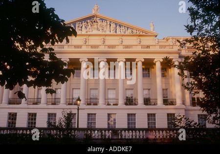 Cumberland Terrasse Regents Park London Grand opulenten Regency Altbau in Nord-London Stockfoto