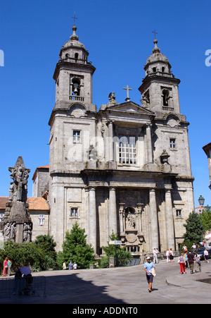 Kirche San Francisco Santiago De Compostela Camino Way of St. James Galizien A Coruña Spanien España Iberia Europe Stockfoto