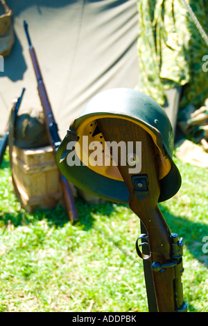 Zweiter Weltkrieg Bundeswehr Helm Stockfoto