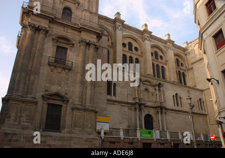 Ansicht der Catedral De La Encarnación Inkarnation Kathedrale Malaga Costa del Sol Sonne Küste Andalusien Andalusien Spanien Europa Stockfoto