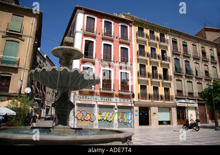 Blick auf charakteristische Gebäude Granada Andalusien Andalusien España Spanien Iberia Europa Stockfoto