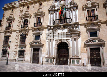 Ansicht der charakteristischen Gebäude Granada Andalusien Andalusien España Spanien Iberia Europa Stockfoto