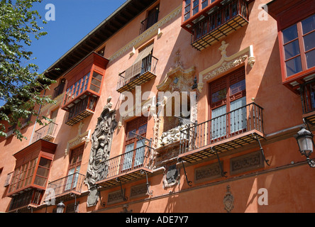 Ansicht der charakteristischen Gebäude Granada Andalusien Andalusien España Spanien Iberia Europa Stockfoto