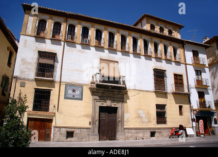 Blick auf charakteristische Gebäude Granada Andalusien Andalusien España Spanien Iberia Europa Stockfoto