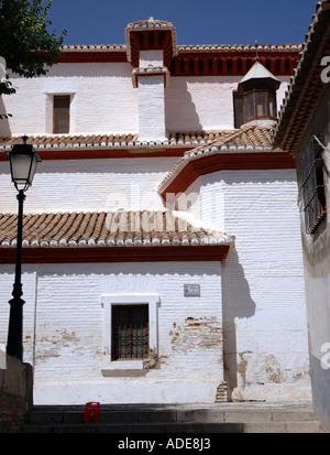 Blick auf charakteristische Gebäude Granada Andalusien Andalusien España Spanien Iberia Europa Stockfoto