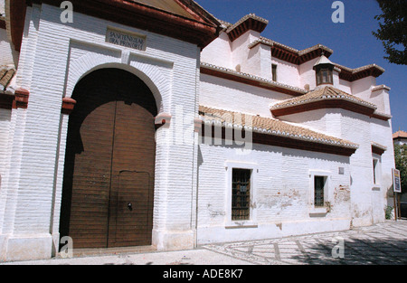 Blick auf charakteristische Gebäude Granada Andalusien Andalusien España Spanien Iberia Europa Stockfoto