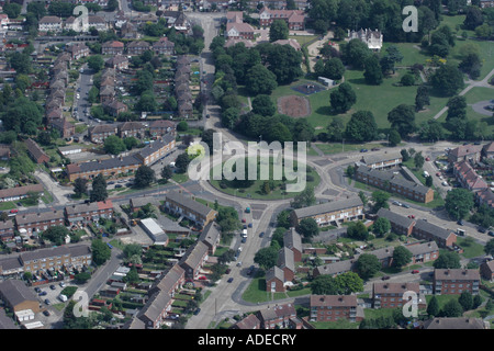 Luftaufnahme der vorstädtisch Viertel. Ealing und Northolt. West-London. England. Stockfoto