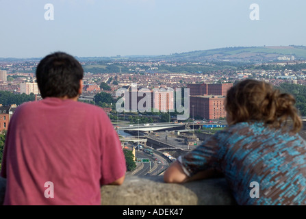 paar auf ihre Zukunft Stockfoto