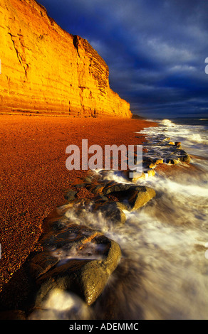 England. Dorset. Burton Bradstock. Stockfoto