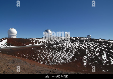 Hawaii-Observatorien auf dem Mauna Kea Stockfoto