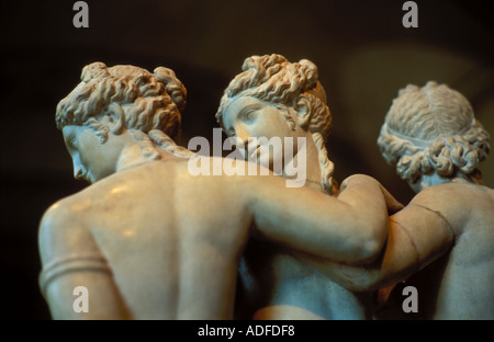 Frankreich Paris Louvre die drei Grazien Stockfoto