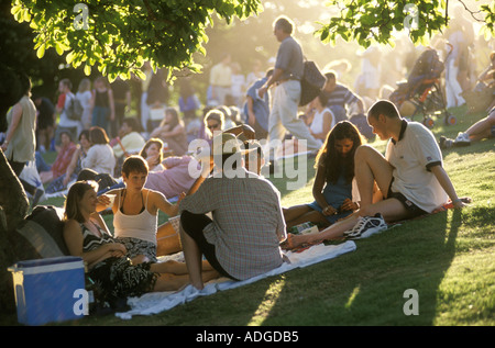 Kenwood House traditionelle Sommer klassische Open-Air-Konzerte Highgate North London England 2000s HOMER SYKES Stockfoto