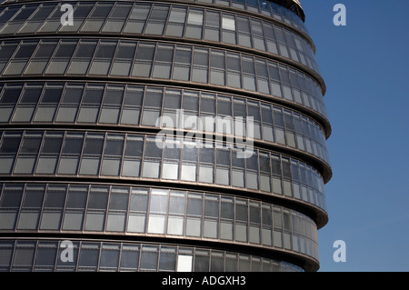 Detail des Rathauses am Südufer des Flusses Themse London England uk Europa bauen Stockfoto