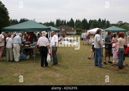 Fete Dorf New Forest Hampshire Vereinigtes Königreich Stockfoto