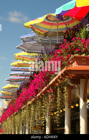 Ein Balkon Restaurant am Pike Place Market in Seattle Stockfoto