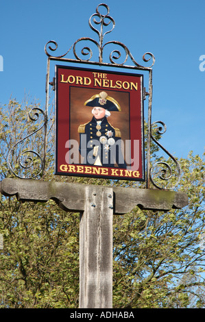 Lord Nelson Gastwirtschaft in Burnham Thorpe Stockfoto