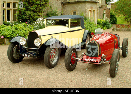 Herrn Raglans Bugatti Oldtimern Stockfoto