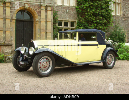 Herrn Raglans Bugatti Oldtimer Stockfoto