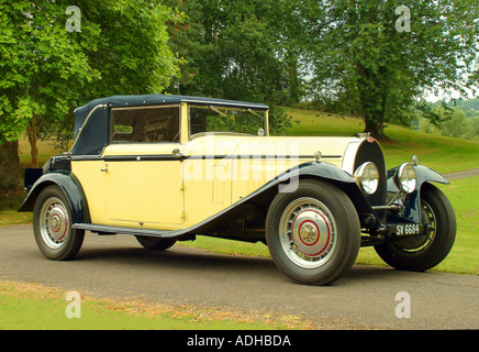 Herrn Raglans Bugatti Oldtimer Stockfoto
