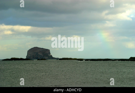 Bass Rock aus North Berwick Stockfoto