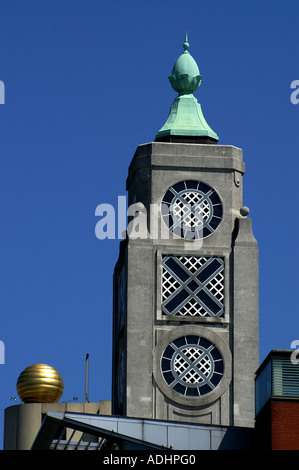 Oxo Tower und Restaurant South Bank Fluss Themse London Stockfoto