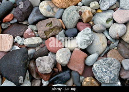 Kieselsteine am Strand von North Berwick, Midlothian, Scotland Stockfoto
