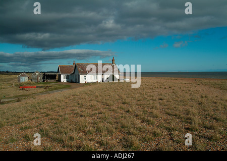 Schindel Straße Strand, Suffolk, england Stockfoto