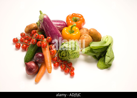 Frisches Obst und Gemüse Stockfoto