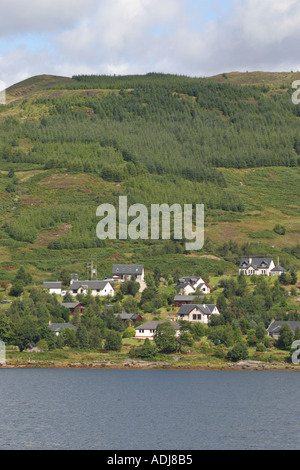 Scottish Highland Dorf Strontian liegt neben Loch Sunart im westlichen Schottland Stockfoto