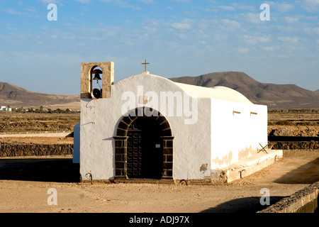 Spanien Kanarische Inseln Islas Canarias Fuerteventura El Cotillo das Kirchlein La Ermita Stockfoto