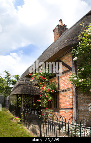 Reetdachhaus in Lyndhurst, New Forest, Hampshire, England Stockfoto