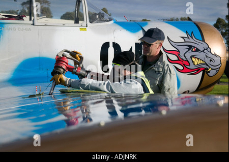 Nanchang CJ-6A ww2 Jagdflugzeug Stockfoto