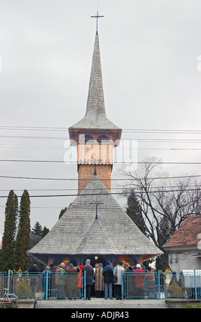 Winter-Reportage in Brasov Kronstadt Rumänien Stockfoto