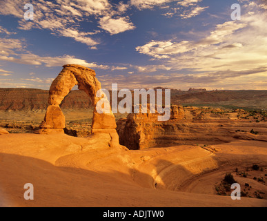 Zarte Arch Arches-Nationalpark-Utah Stockfoto