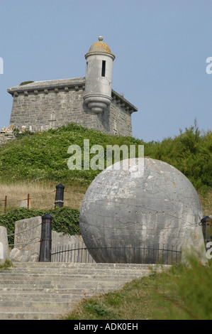 Der Globus - Durlston, Dorset, England Stockfoto