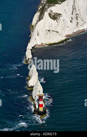 Die Nadeln aus der Luft Isle Of Wight Stockfoto