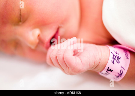 ein Baby s hand Stockfoto