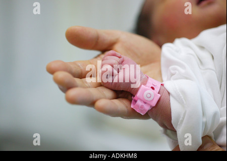 ein Baby s hand Stockfoto