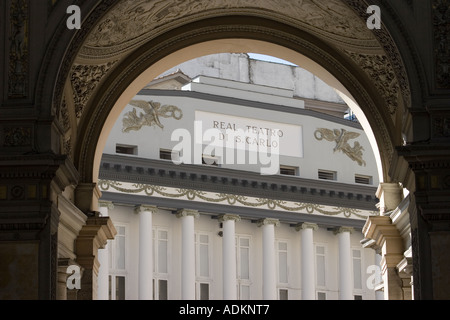 Real Teatro di San Carlo Naples Italy Stockfoto