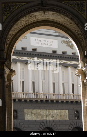 Real Teatro di San Carlo Italien Neapel Stockfoto