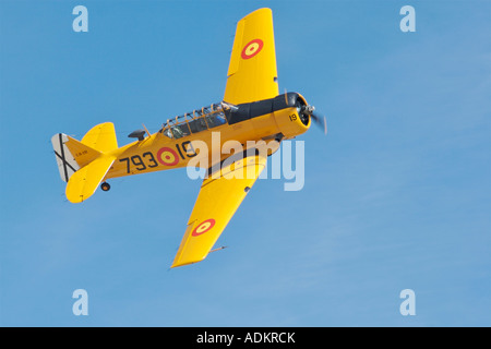 North American T 6 Texan USA 1938 während eines FIO-Flug-Ausstellung Stockfoto