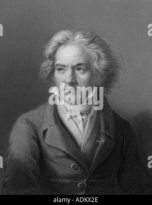 BEETHOVEN LUDWIG VAN BEETHOVEN deutscher Komponist 1770 1827 Stockfoto