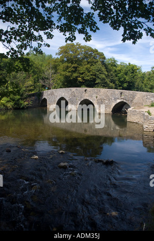 DIP Brücke Merthyr Mawr nahe Bridgend South Wales Stockfoto