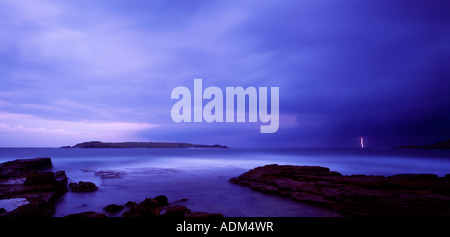 Nähert sich der Sturm nähert sich Big Island, Port Kembla NSW Australia Stockfoto