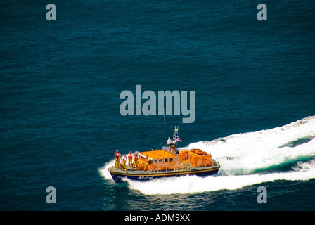 Sennen Cove RNLI Tyne Klasse Rettungsboot Stockfoto