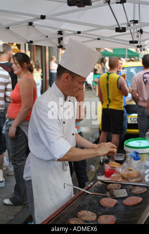 Koch.  Westend Festival, Byres Road, Glasgow, Schottland, Vereinigtes Königreich. Juni 2006. Stockfoto