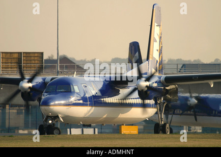 VLM Airlines Fokker 50 Stockfoto