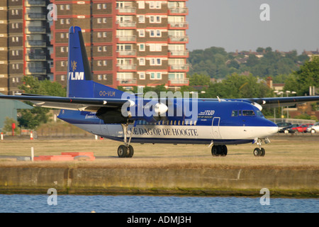 VLM Airlines Fokker 50 Stockfoto