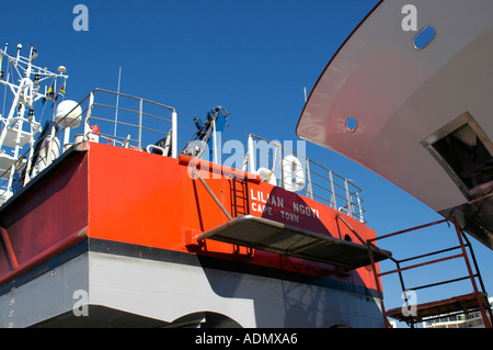 Trockendocks in der Nähe von Hafen von Victoria Wharf Cape Town-Südafrika Stockfoto